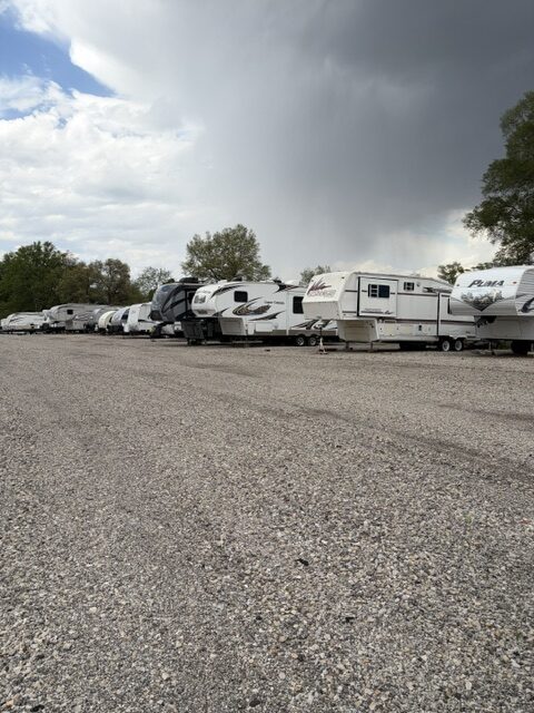 Outdoor RV storage in Colona, IL
